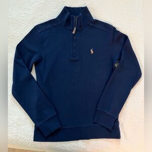 Ralph Lauren Deep Blue Half-Zip Sweater